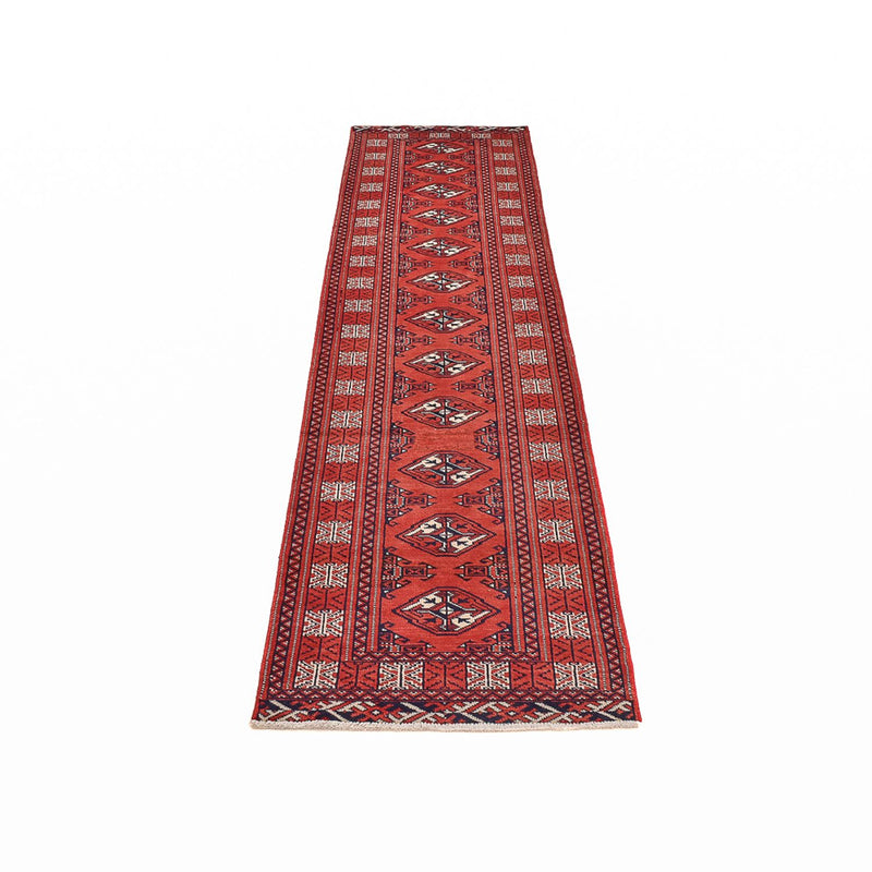 Tappeto corsia Tappeto Turkaman - 291 x 73 cm - rosso