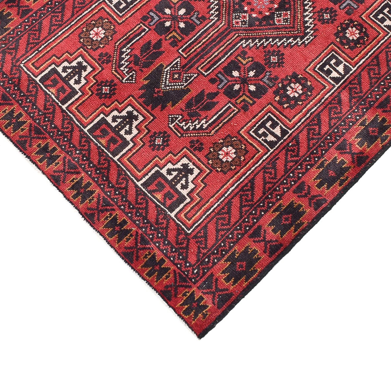 Tappeto corsia Tappeto Belutsch - 378 x 85 cm - rosso