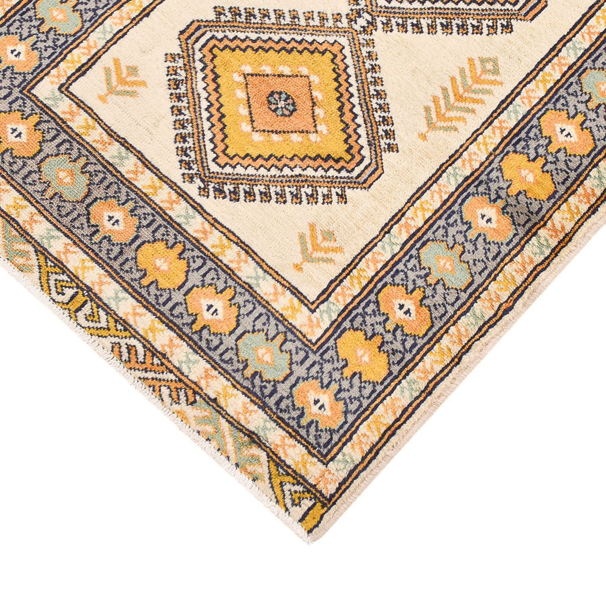 Tappeto corsia Tappeto Turkaman - 215 x 65 cm - verde chiaro