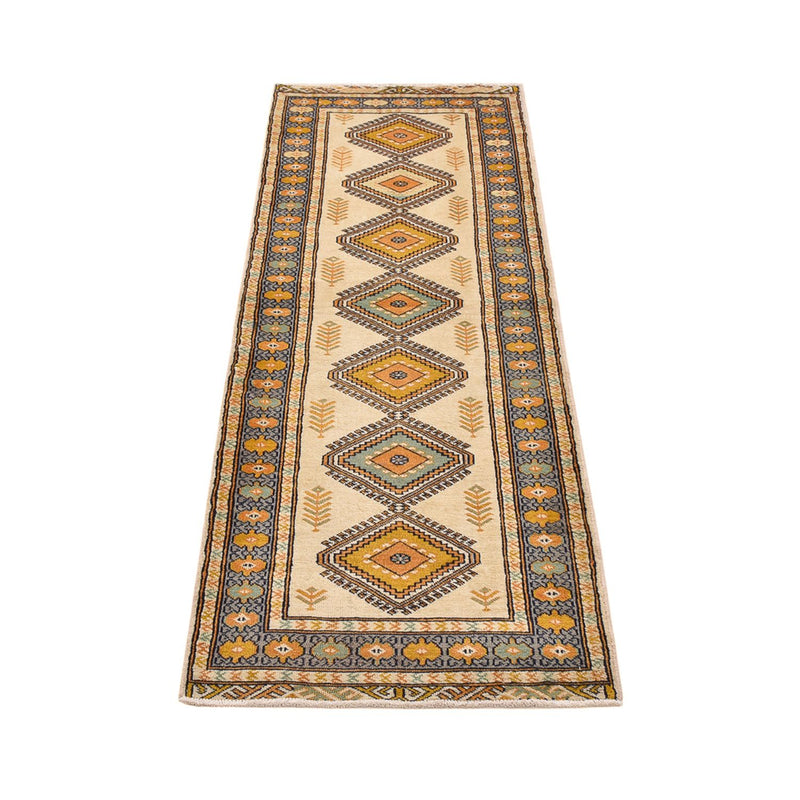 Tappeto corsia Tappeto Turkaman - 215 x 65 cm - verde chiaro