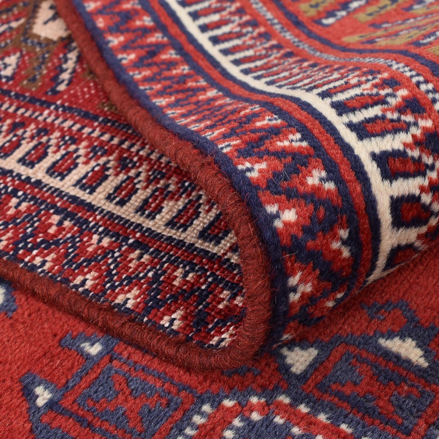 Tappeto Turkaman - 273 x 185 cm - rosso