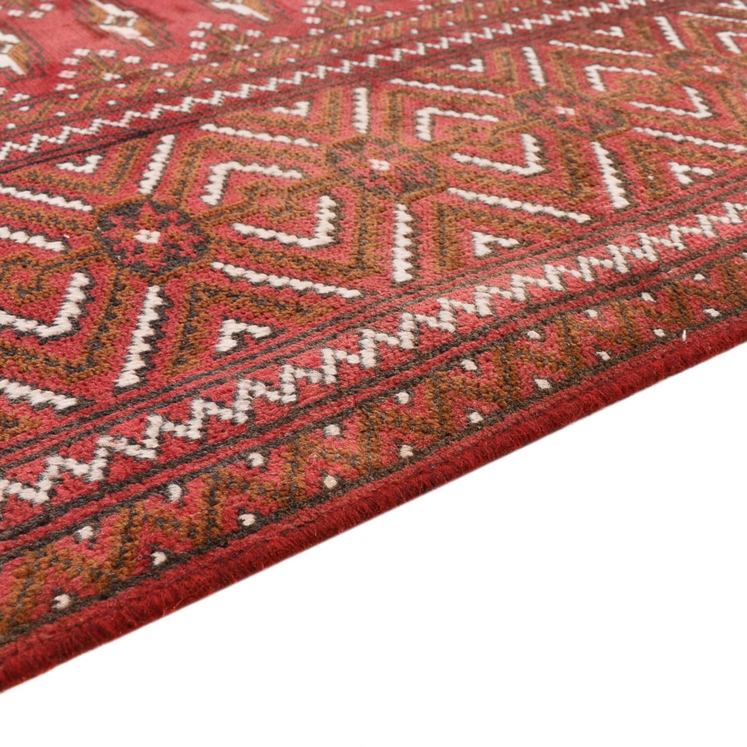 Tappeto Turkaman - 280 x 203 cm - rosso chiaro