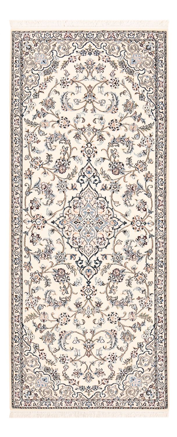 Tappeto corsia Tappeto Persero - Nain - Reale - 220 x 91 cm - crema