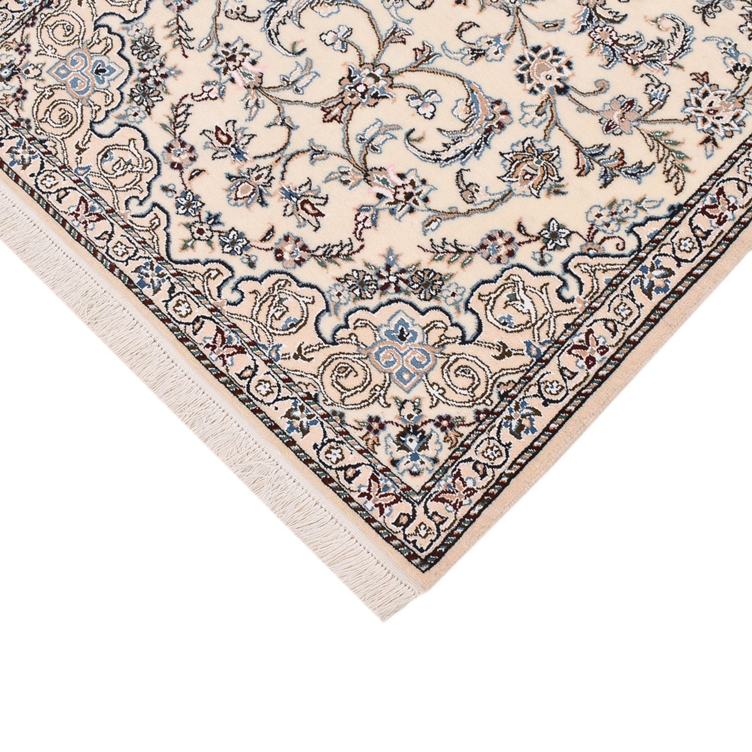 Tappeto corsia Tappeto Persero - Nain - Reale - 220 x 91 cm - crema