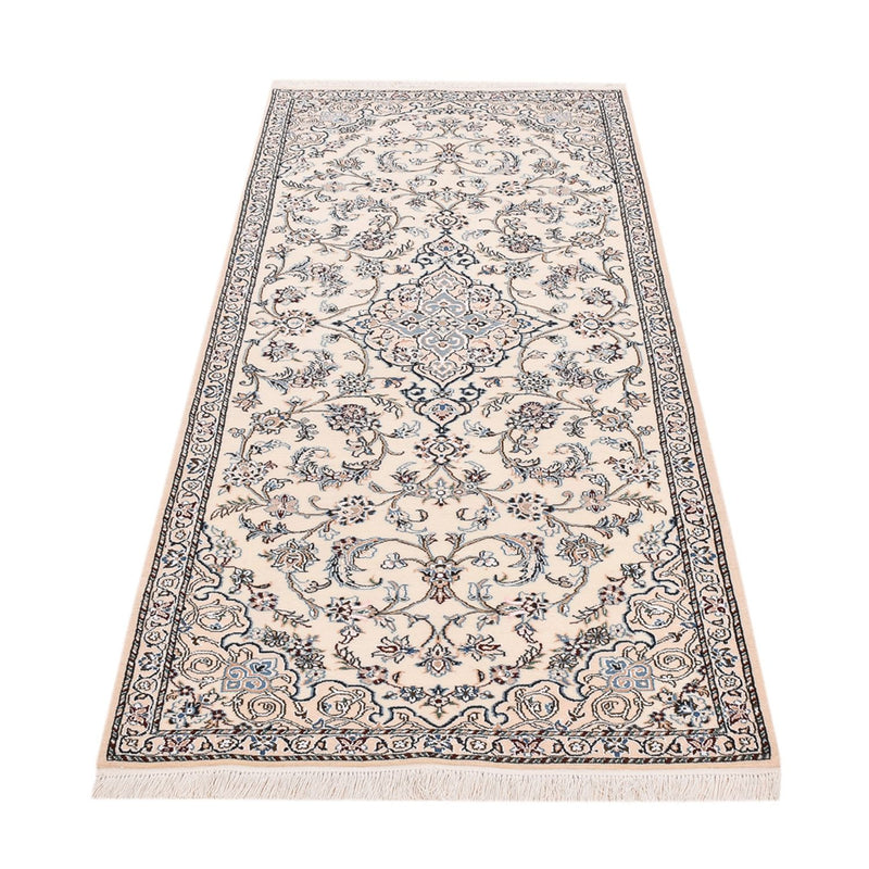 Tappeto corsia Tappeto Persero - Nain - Reale - 220 x 91 cm - crema
