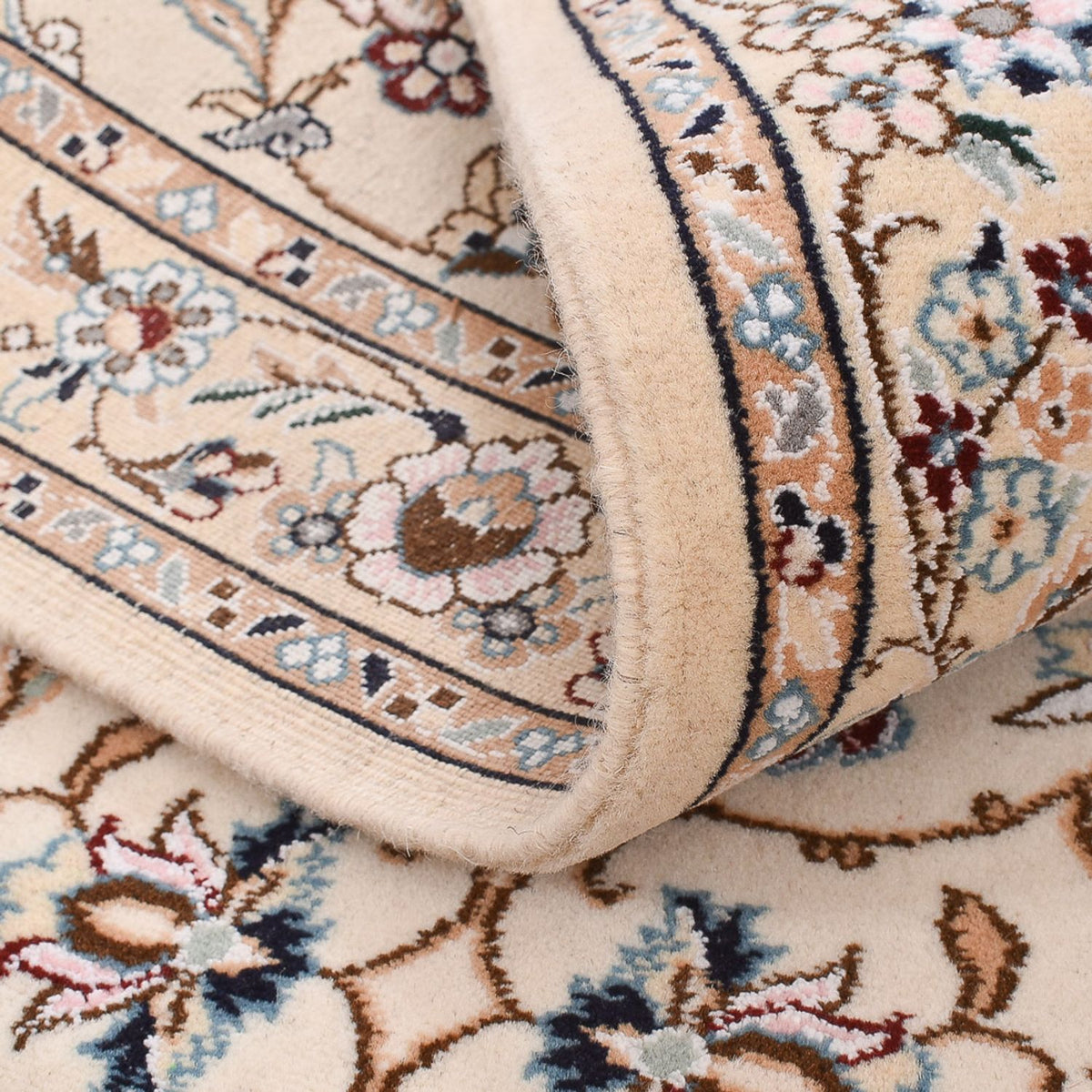 Tappeto corsia Tappeto Persero - Nain - Reale - 241 x 92 cm - crema