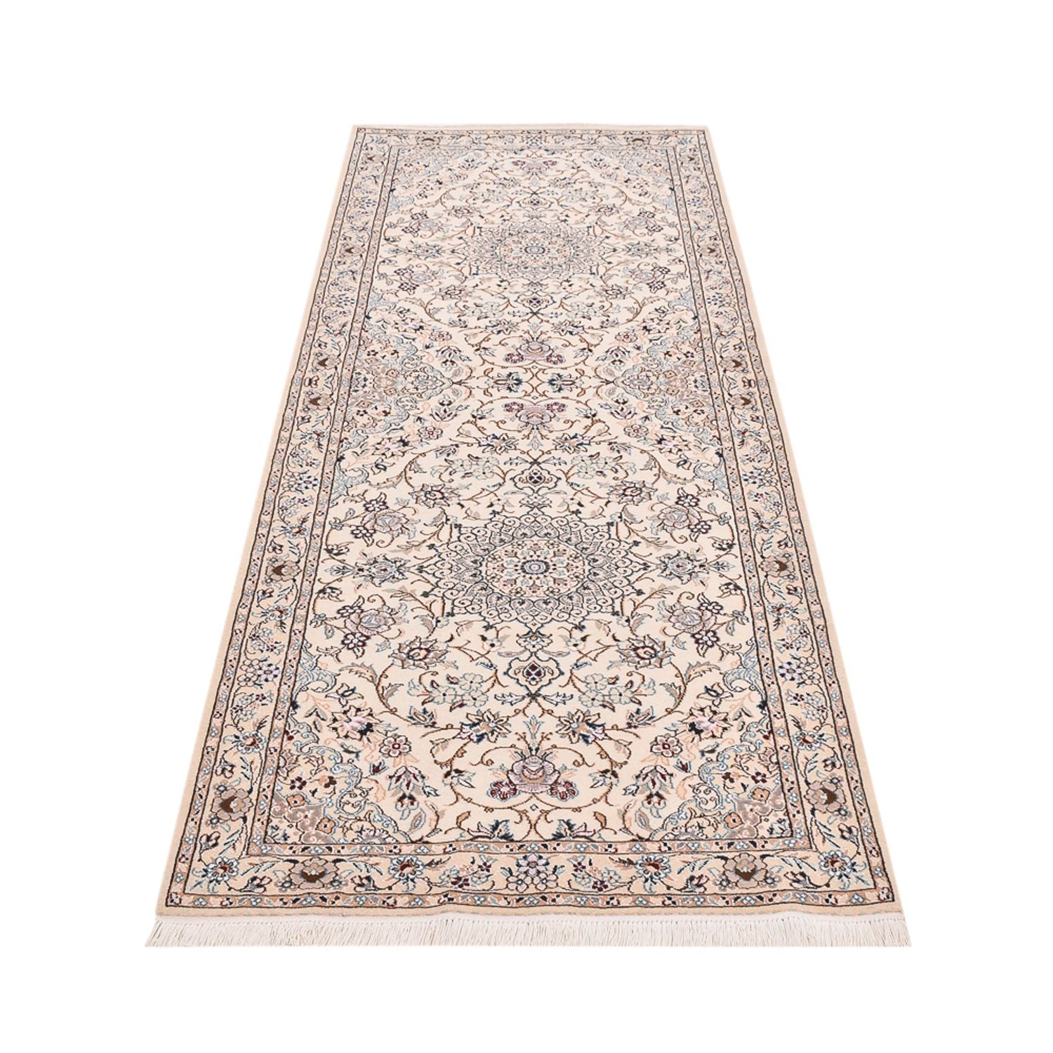 Tappeto corsia Tappeto Persero - Nain - Reale - 241 x 92 cm - crema