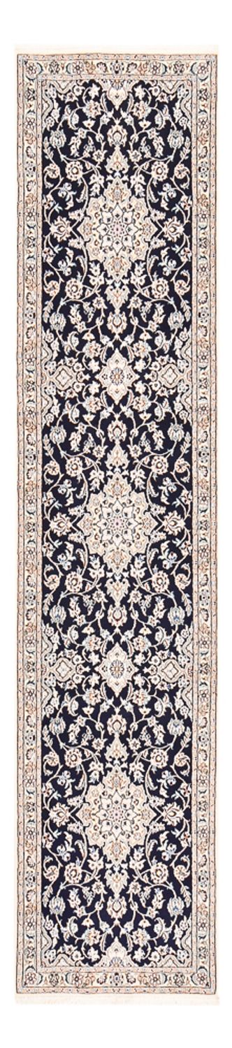 Tappeto corsia Tappeto Persero - Nain - Reale - 315 x 69 cm - blu scuro