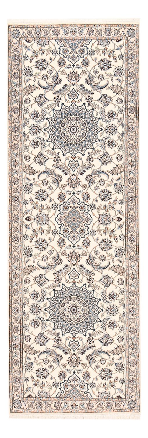 Tappeto corsia Tappeto Persero - Nain - Reale - 278 x 91 cm - crema