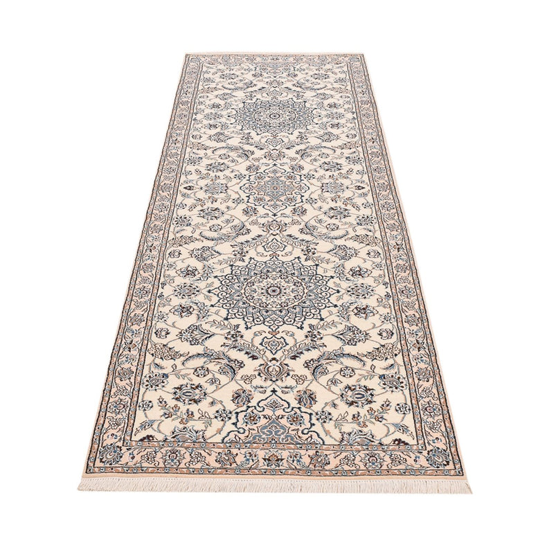 Tappeto corsia Tappeto Persero - Nain - Reale - 278 x 91 cm - crema