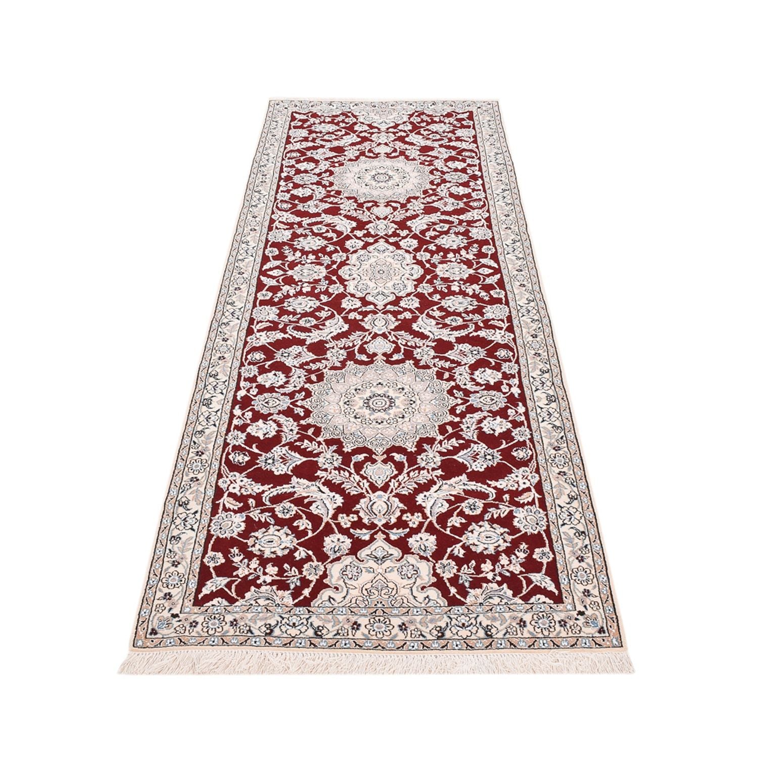 Tappeto corsia Tappeto Persero - Nain - Reale - 275 x 93 cm - rosso