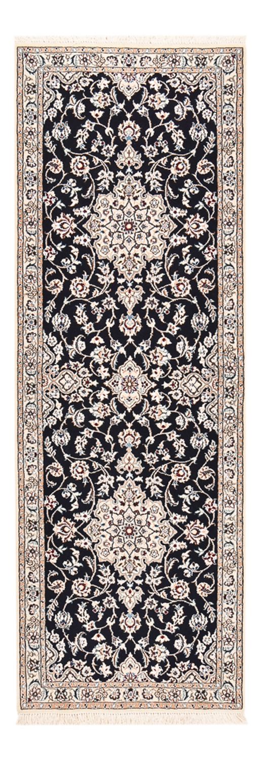 Tappeto corsia Tappeto Persero - Nain - Reale - 213 x 72 cm - blu scuro