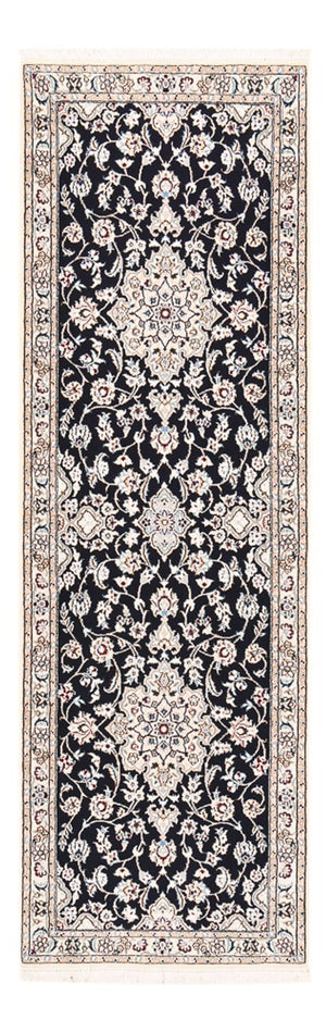 Tappeto corsia Tappeto Persero - Nain - Reale - 220 x 72 cm - blu scuro