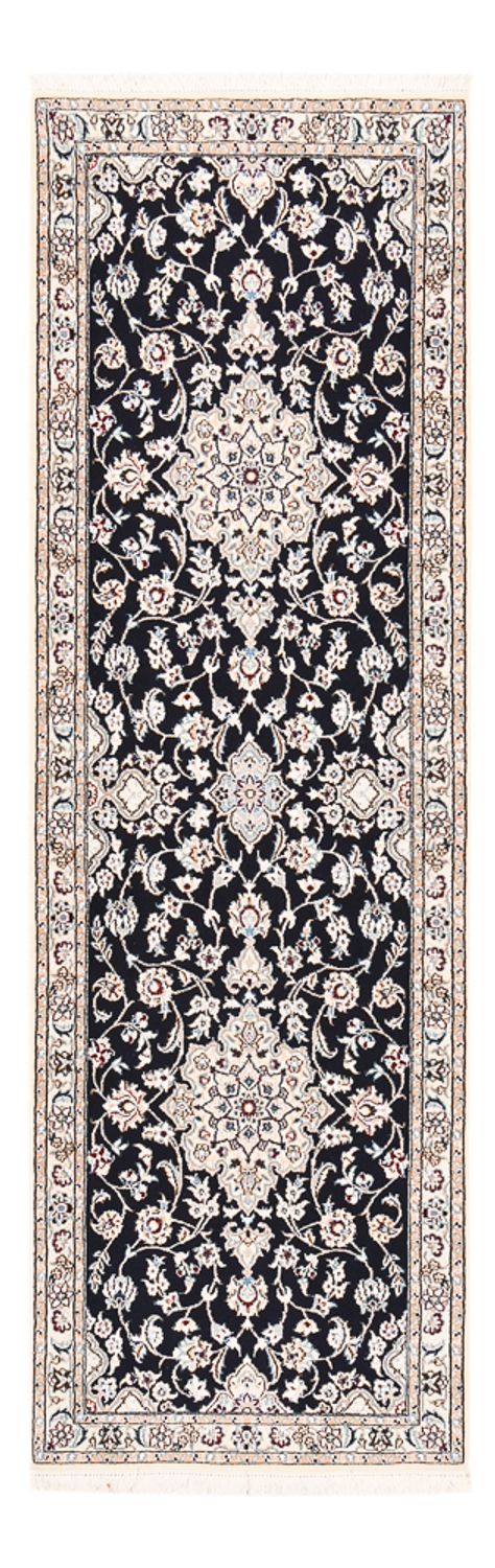 Tappeto corsia Tappeto Persero - Nain - Reale - 220 x 72 cm - blu scuro