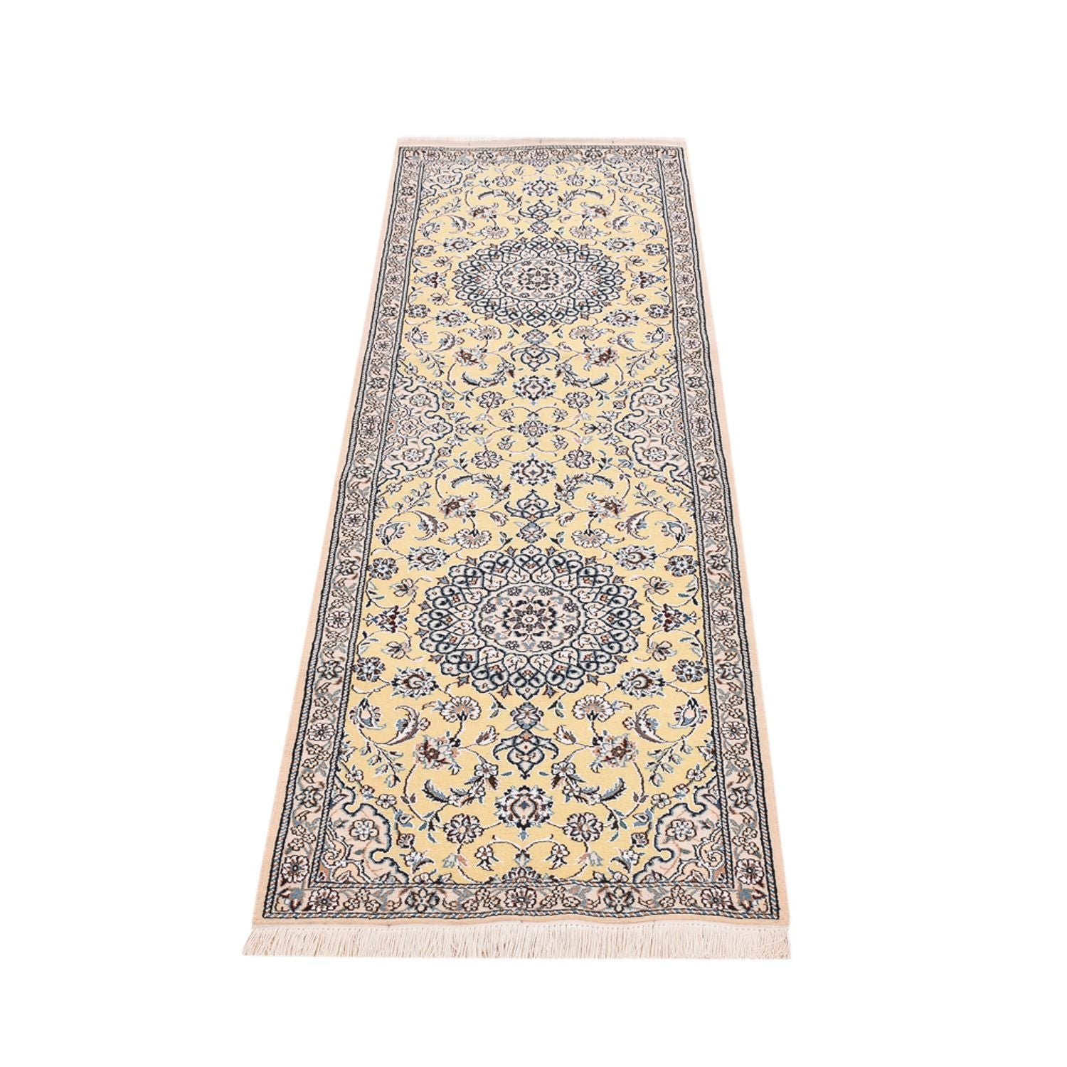 Tappeto corsia Tappeto Persero - Nain - Reale - 204 x 60 cm - beige