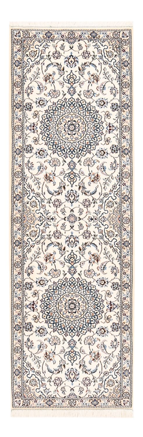 Tappeto corsia Tappeto Persero - Nain - Reale - 197 x 61 cm - crema