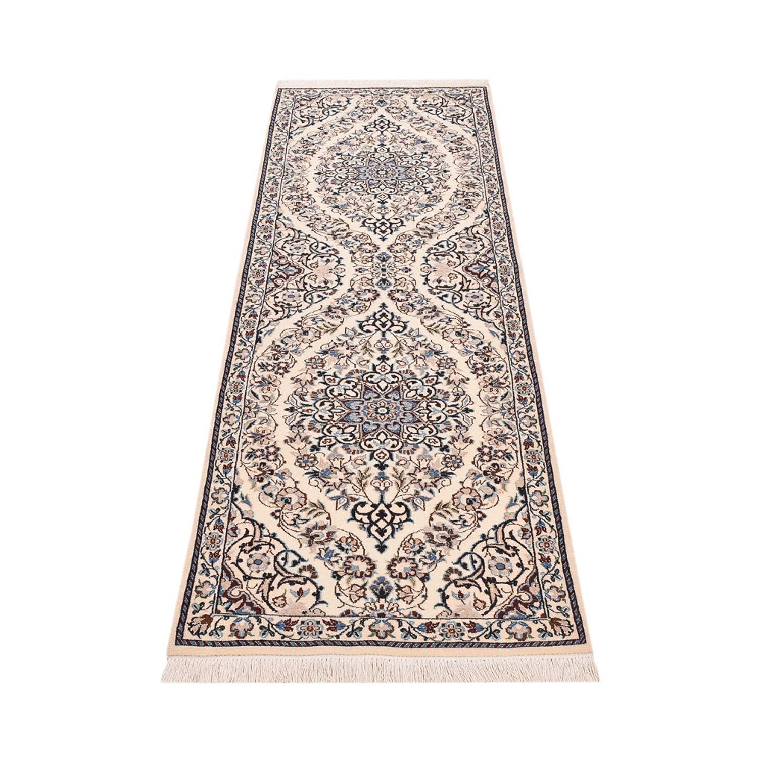 Tappeto corsia Tappeto Persero - Nain - Reale - 230 x 70 cm - crema