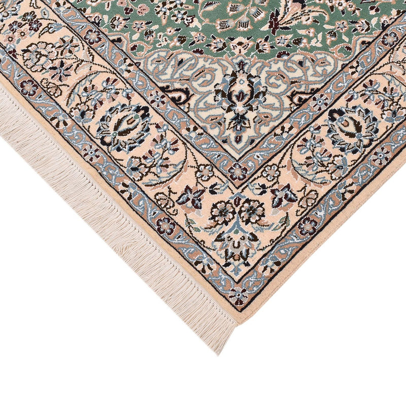Tappeto Persero - Nain - Reale quadrato  - 152 x 149 cm - verde chiaro
