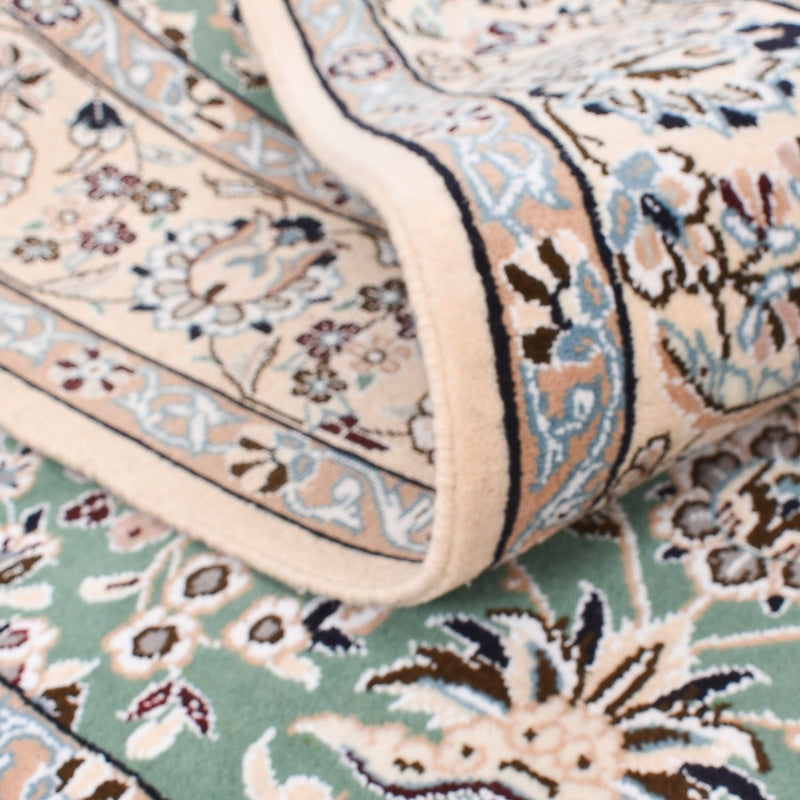 Tappeto Persero - Nain - Reale quadrato  - 152 x 149 cm - verde chiaro