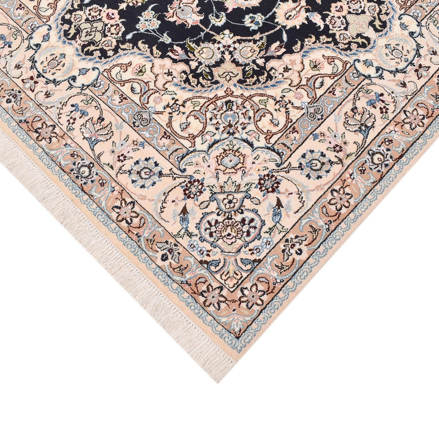 Tappeto Persero - Nain - Reale - 252 x 164 cm - blu scuro