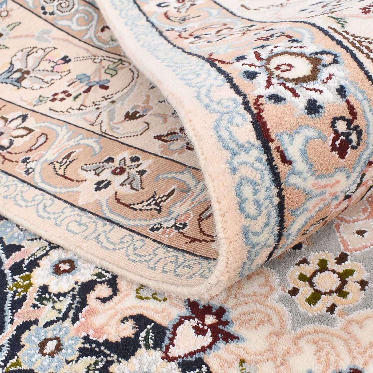 Tappeto Persero - Nain - Reale - 252 x 164 cm - blu scuro