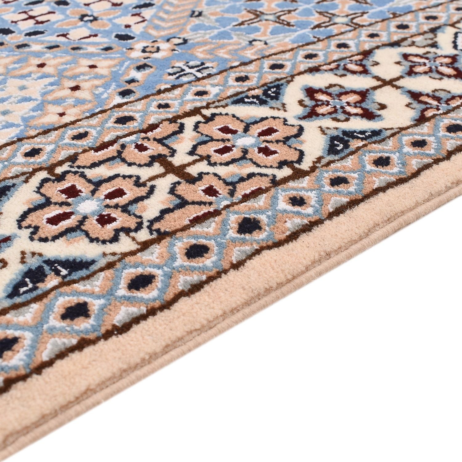 Tappeto Persero - Nain - Reale - 195 x 137 cm - blu chiaro