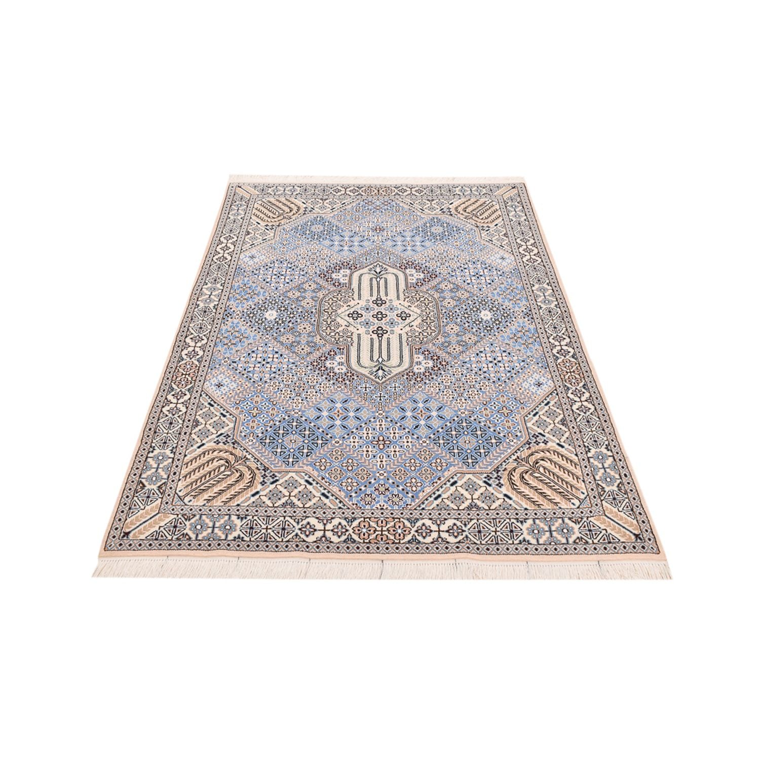 Tappeto Persero - Nain - Reale - 195 x 137 cm - blu chiaro