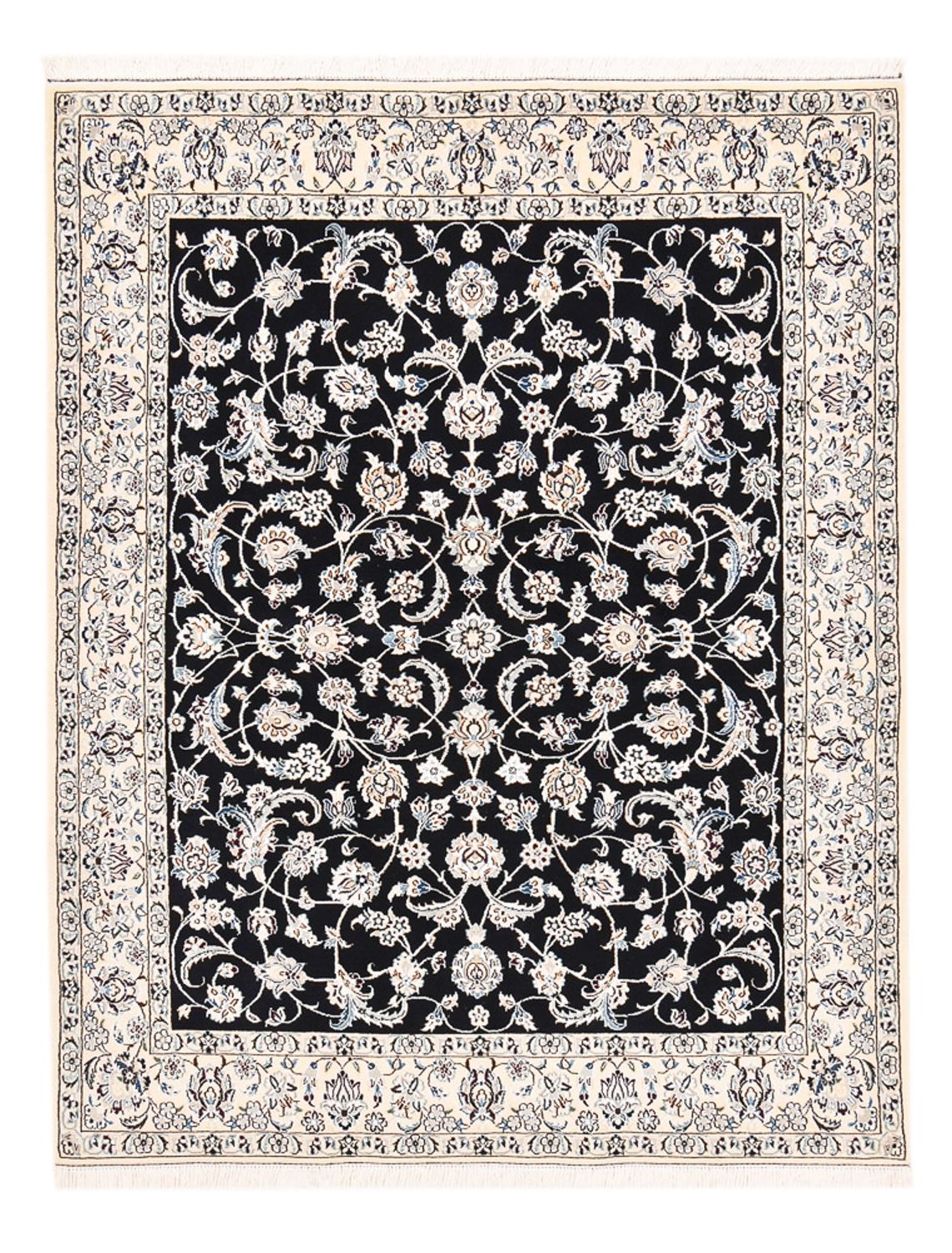 Tappeto Persero - Nain - Reale - 194 x 147 cm - blu scuro