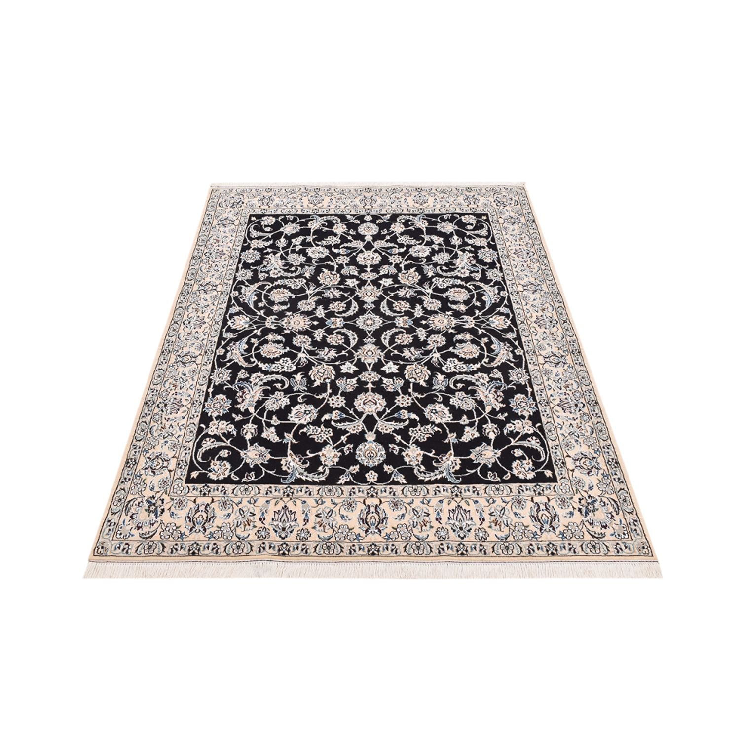 Tappeto Persero - Nain - Reale - 194 x 147 cm - blu scuro
