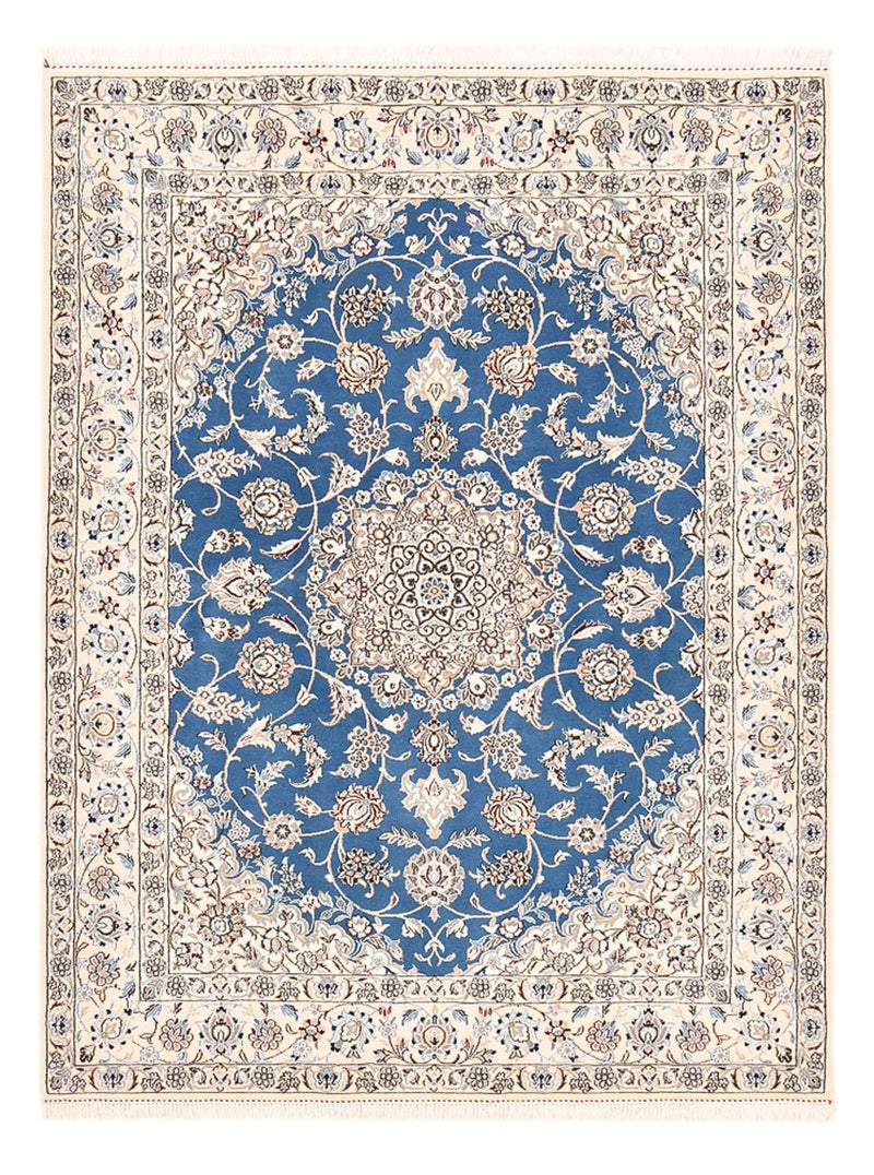 Tappeto Persero - Nain - Reale - 202 x 151 cm - blu