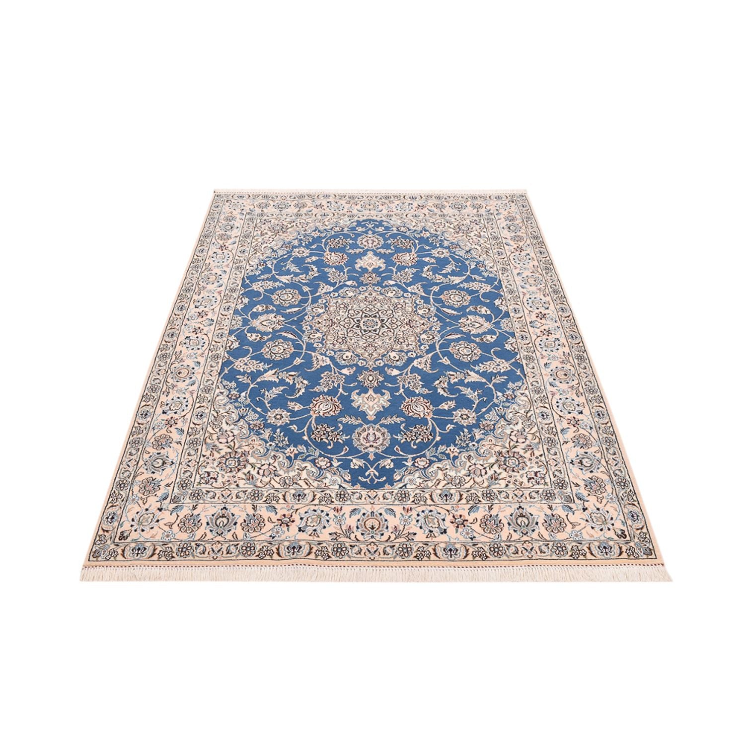 Tappeto Persero - Nain - Reale - 202 x 151 cm - blu
