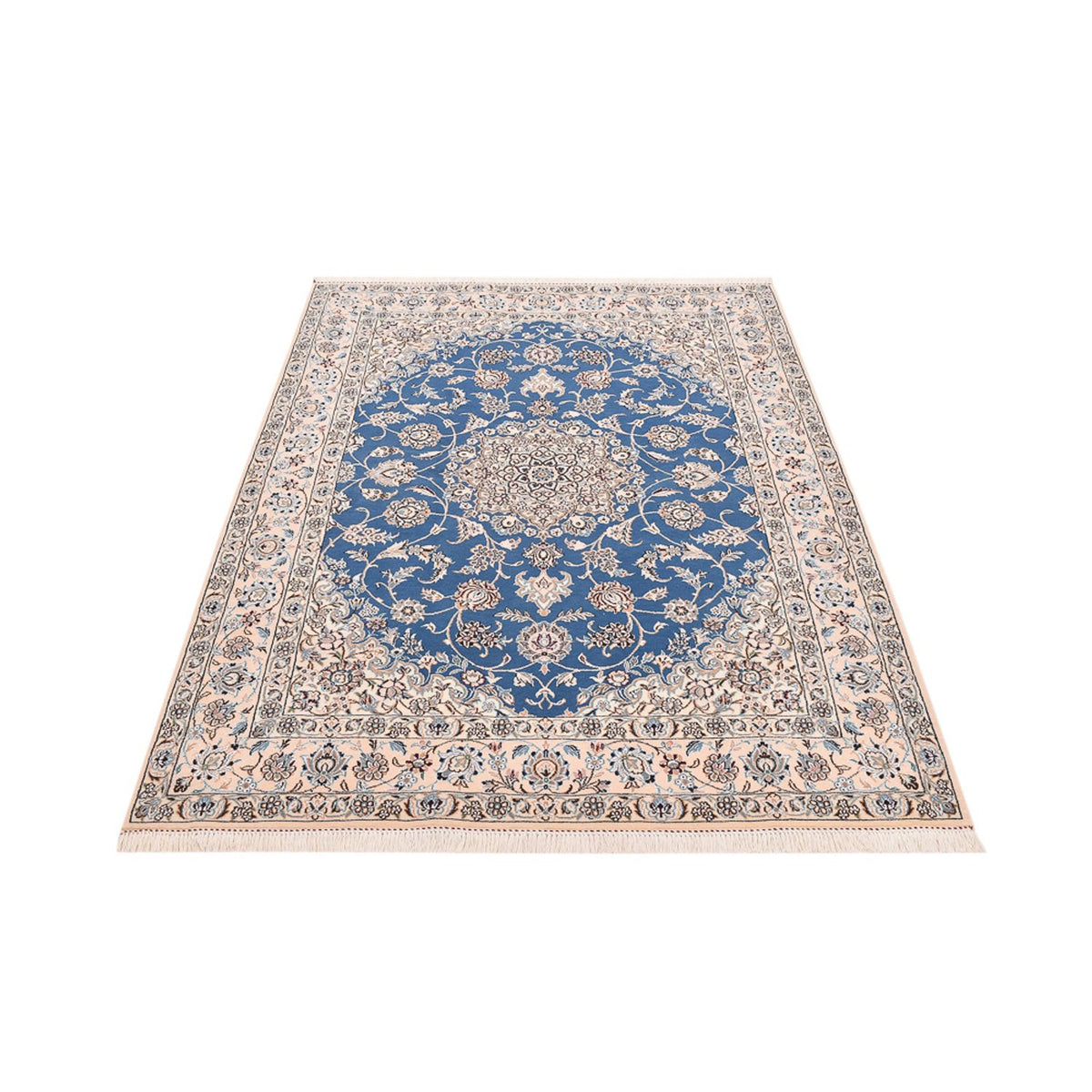Tappeto Persero - Nain - Reale - 202 x 151 cm - blu