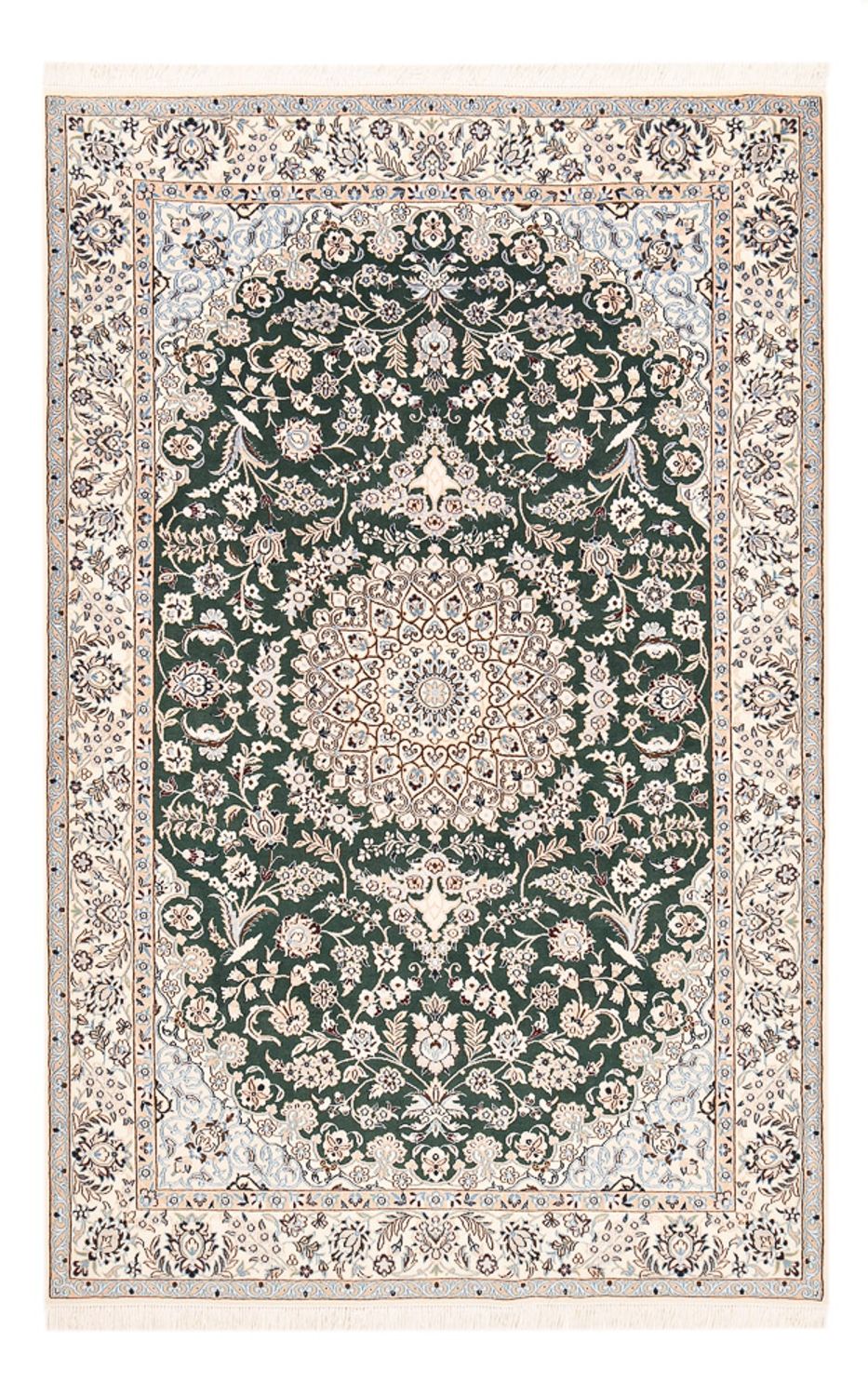 Tappeto Persero - Nain - Reale - 255 x 159 cm - verde scuro
