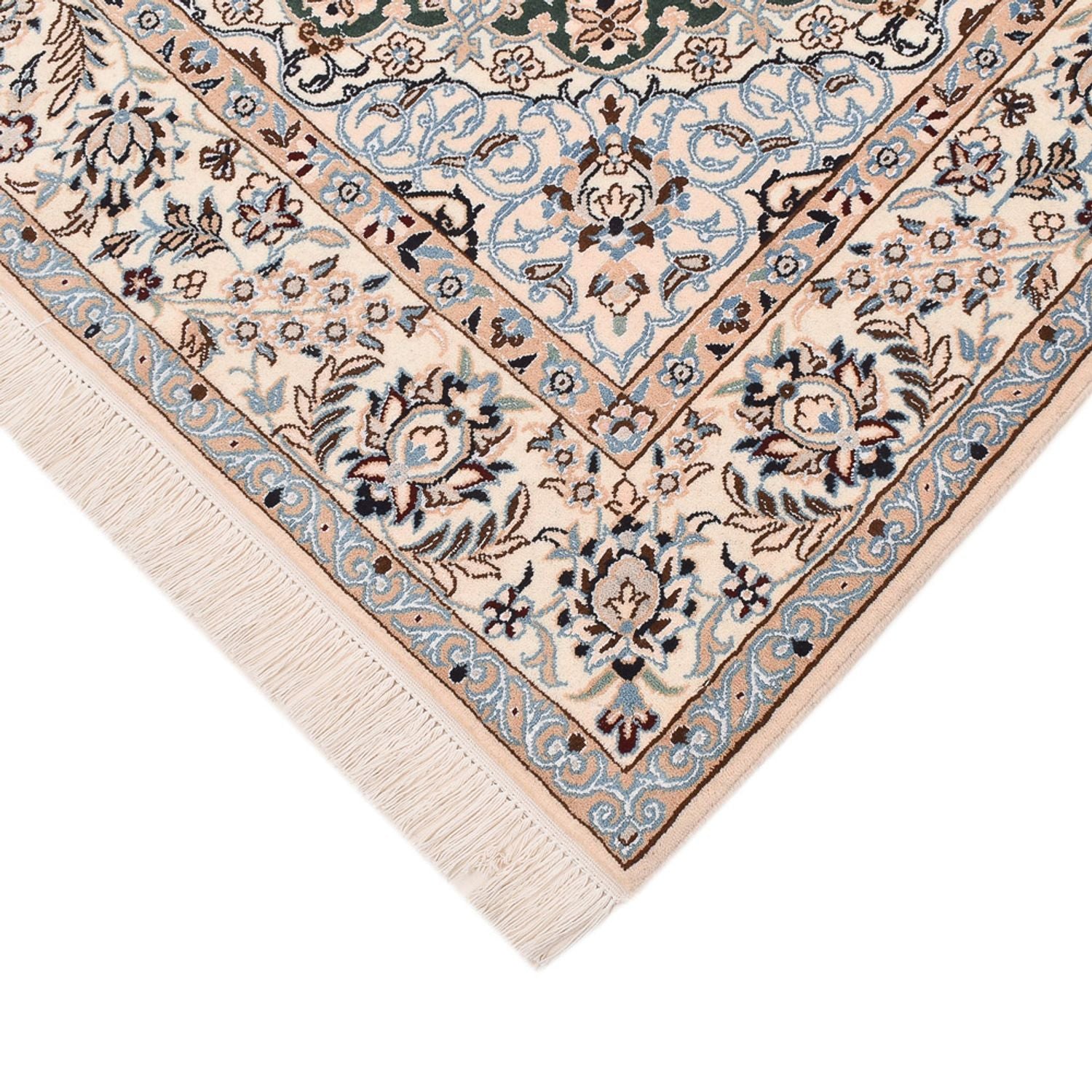 Tappeto Persero - Nain - Reale - 255 x 159 cm - verde scuro