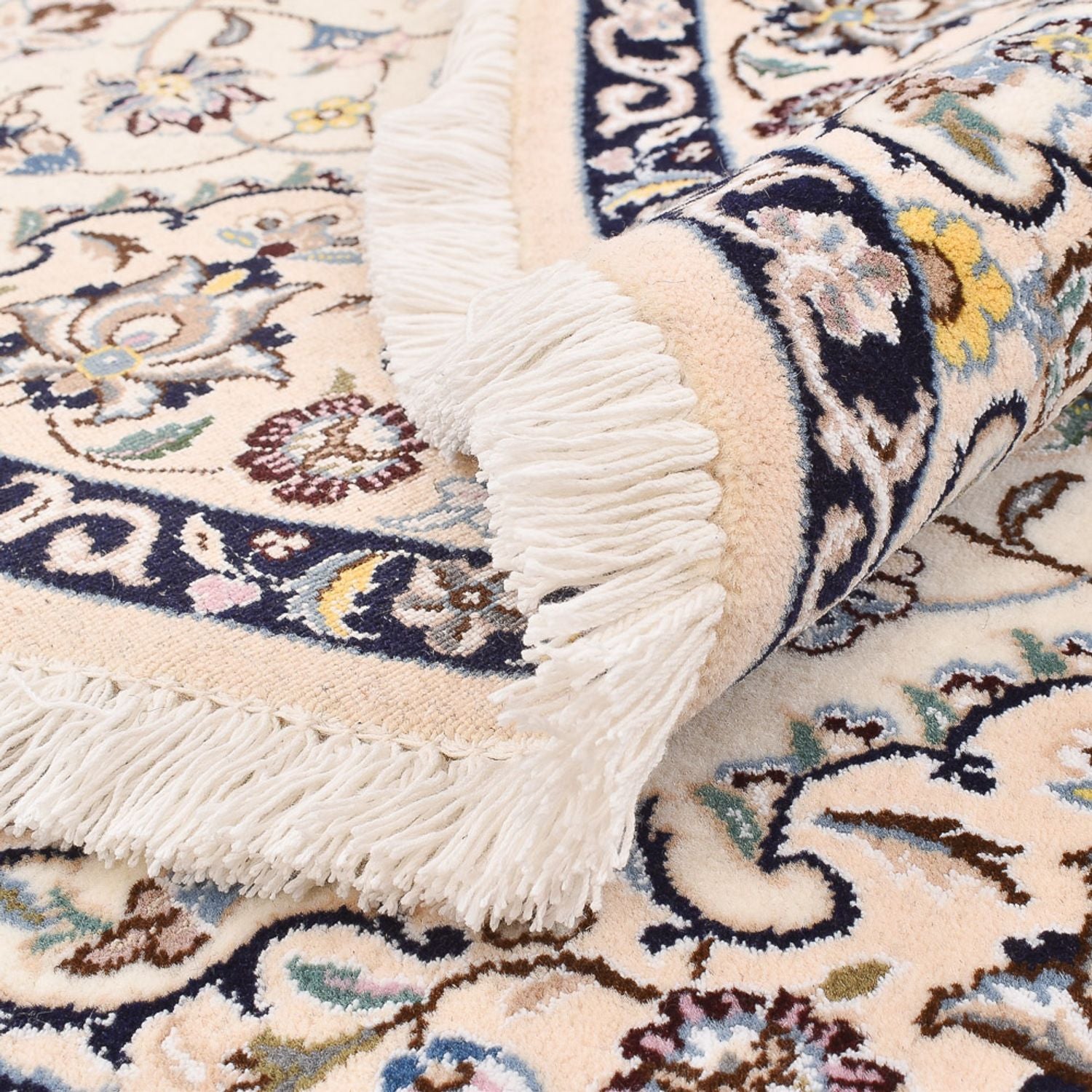Tappeto Persero - Nain - Reale rotondo  - 152 x 152 cm - crema