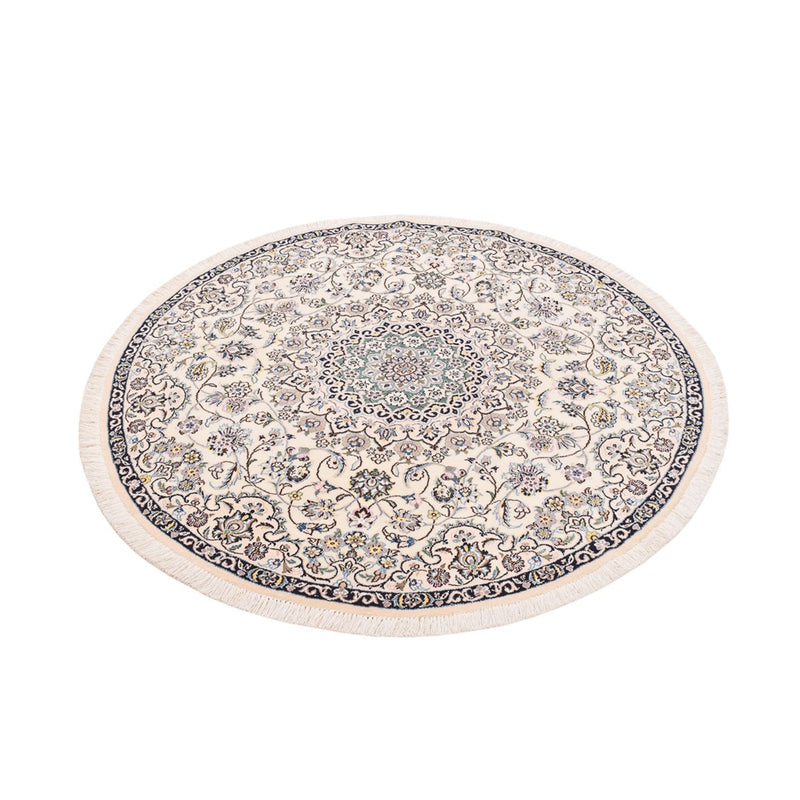 Tappeto Persero - Nain - Reale rotondo  - 152 x 152 cm - crema
