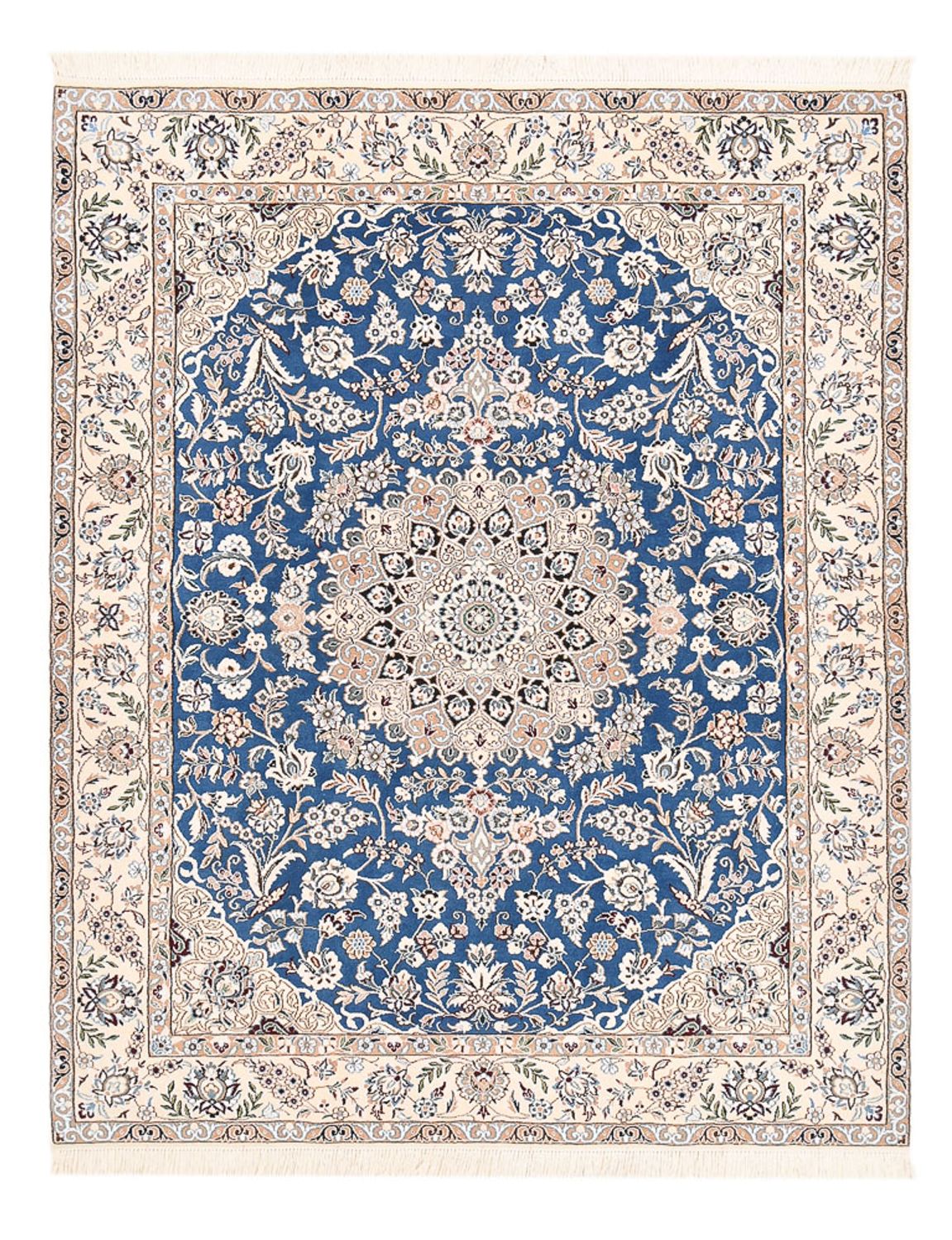 Tappeto Persero - Nain - Reale - 201 x 155 cm - blu