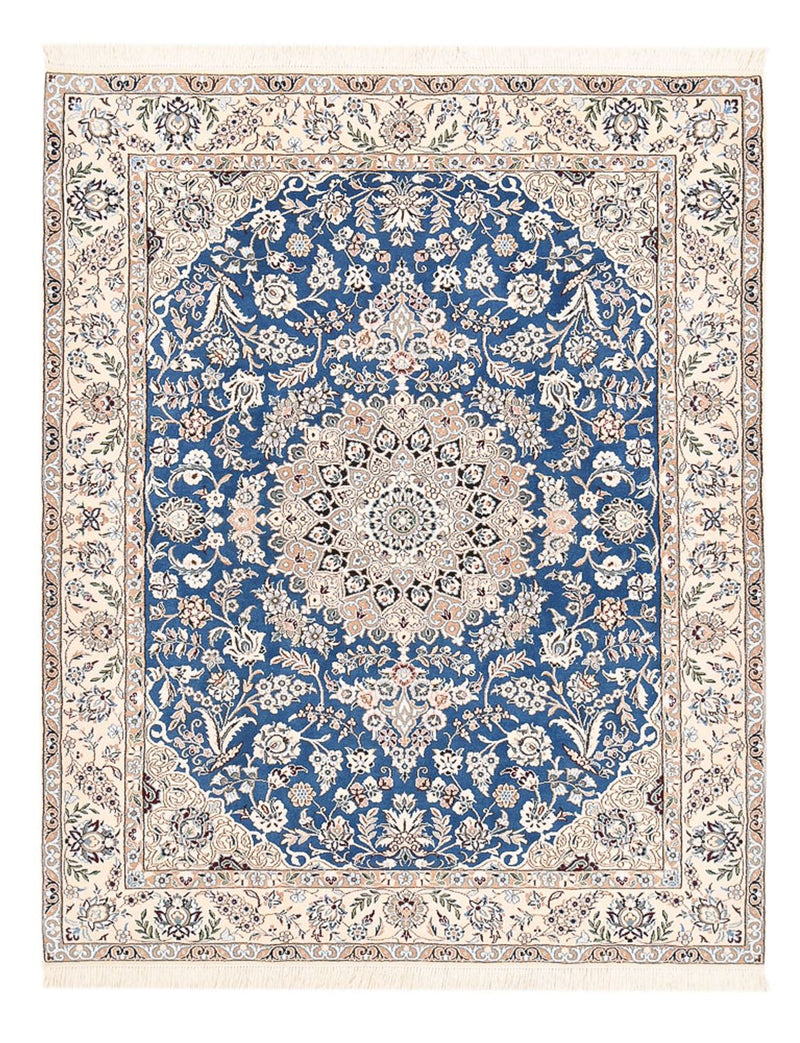 Tappeto Persero - Nain - Reale - 201 x 155 cm - blu