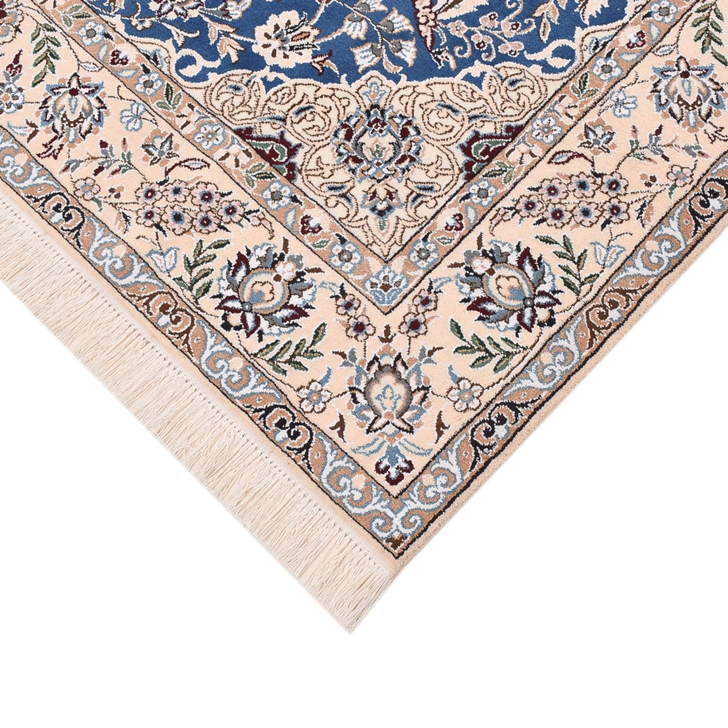 Tappeto Persero - Nain - Reale - 201 x 155 cm - blu