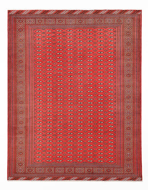 Tappeto Turkaman - 340 x 259 cm - rosso