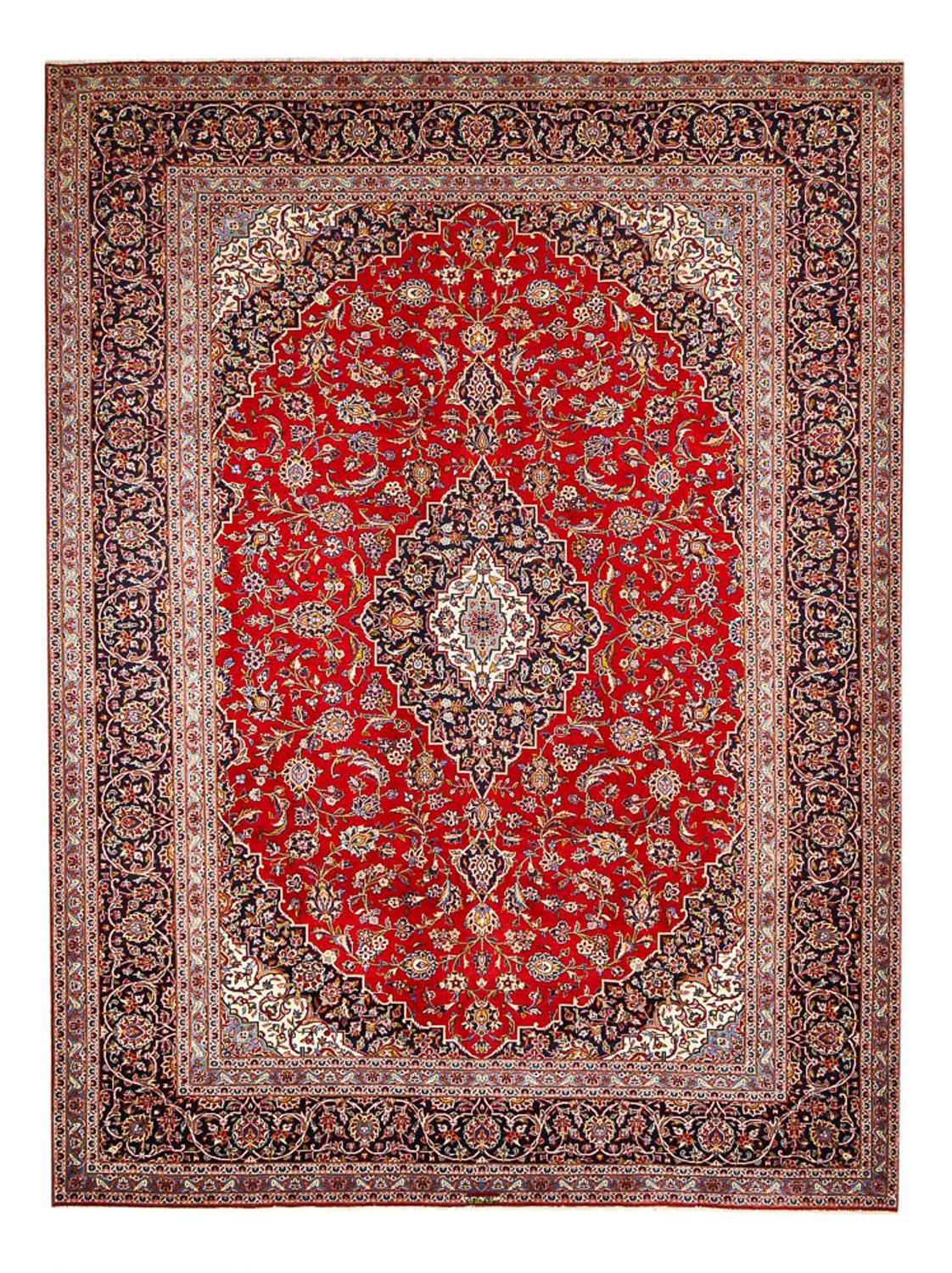Tappeto Persero - Keshan - 393 x 294 cm - rosso
