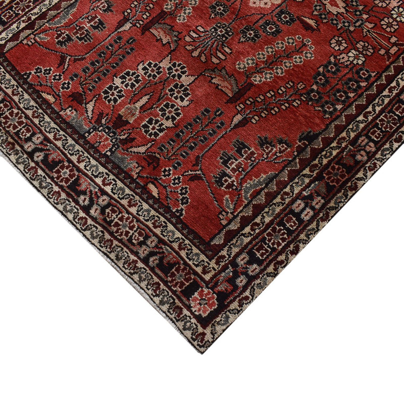 Tappeto corsia Tappeto Persero - Tabriz - 398 x 110 cm - rosso