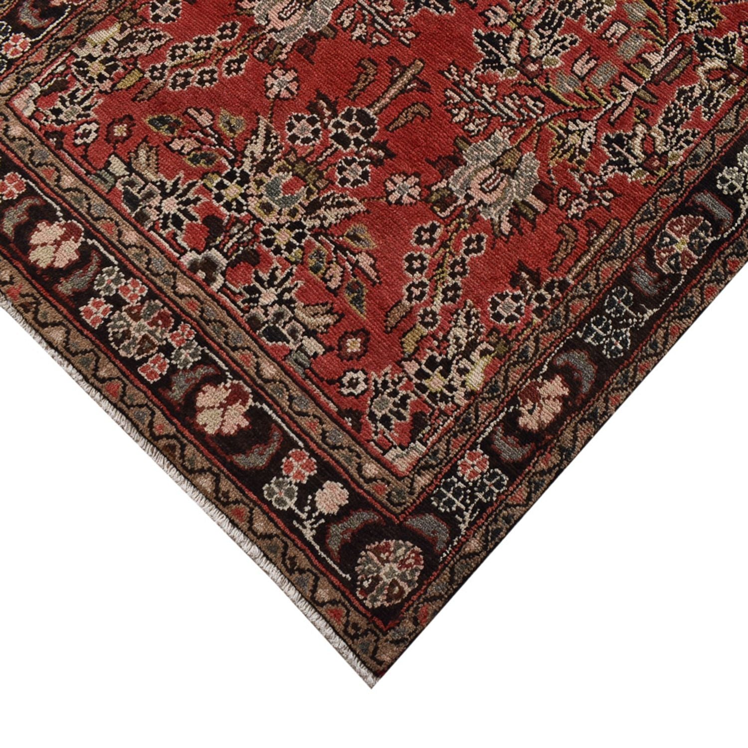 Tappeto corsia Tappeto Persero - Tabriz - 433 x 95 cm - rosso