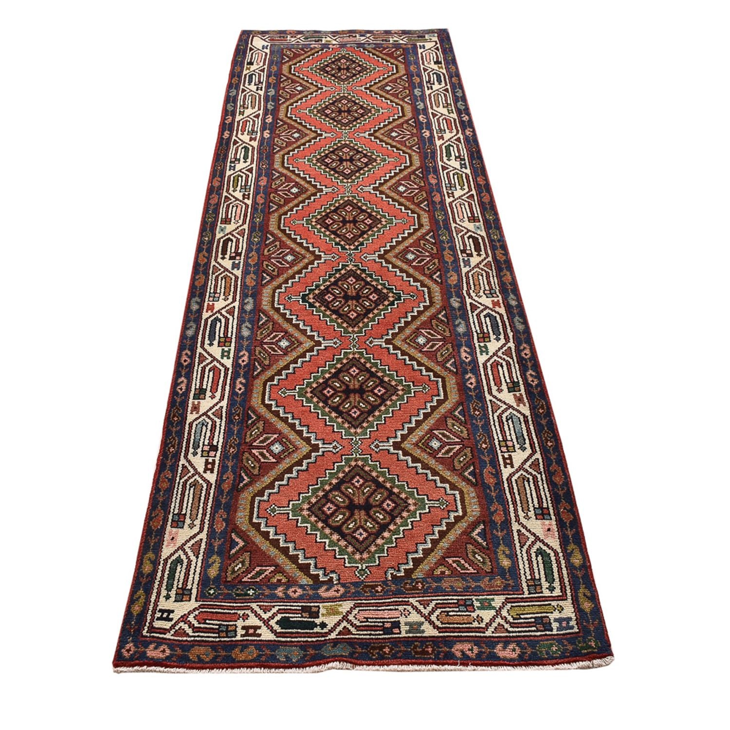 Tappeto corsia Tappeto Persero - Nomade - 290 x 83 cm - rosso chiaro