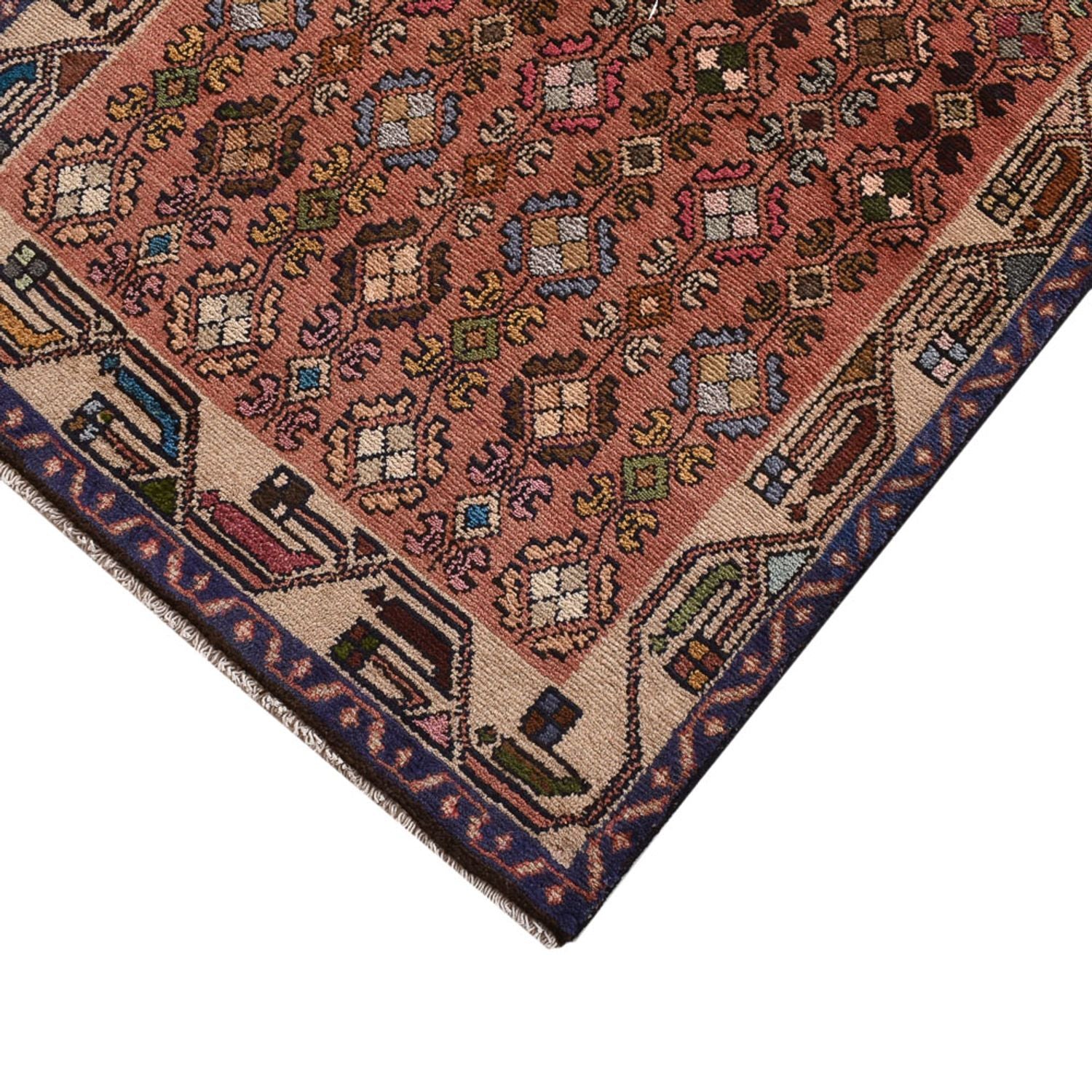 Tappeto corsia Tappeto Persero - Nomade - 278 x 78 cm - rosso chiaro