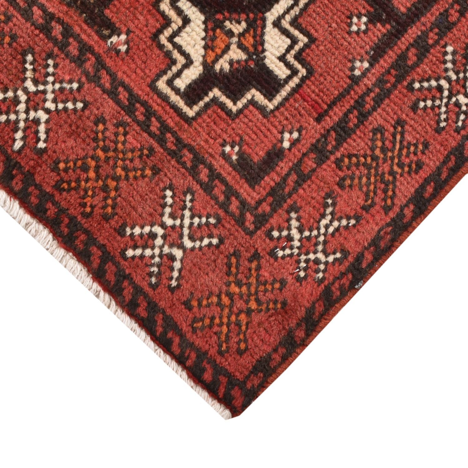 Tappeto Turkaman - 100 x 58 cm - rosso chiaro