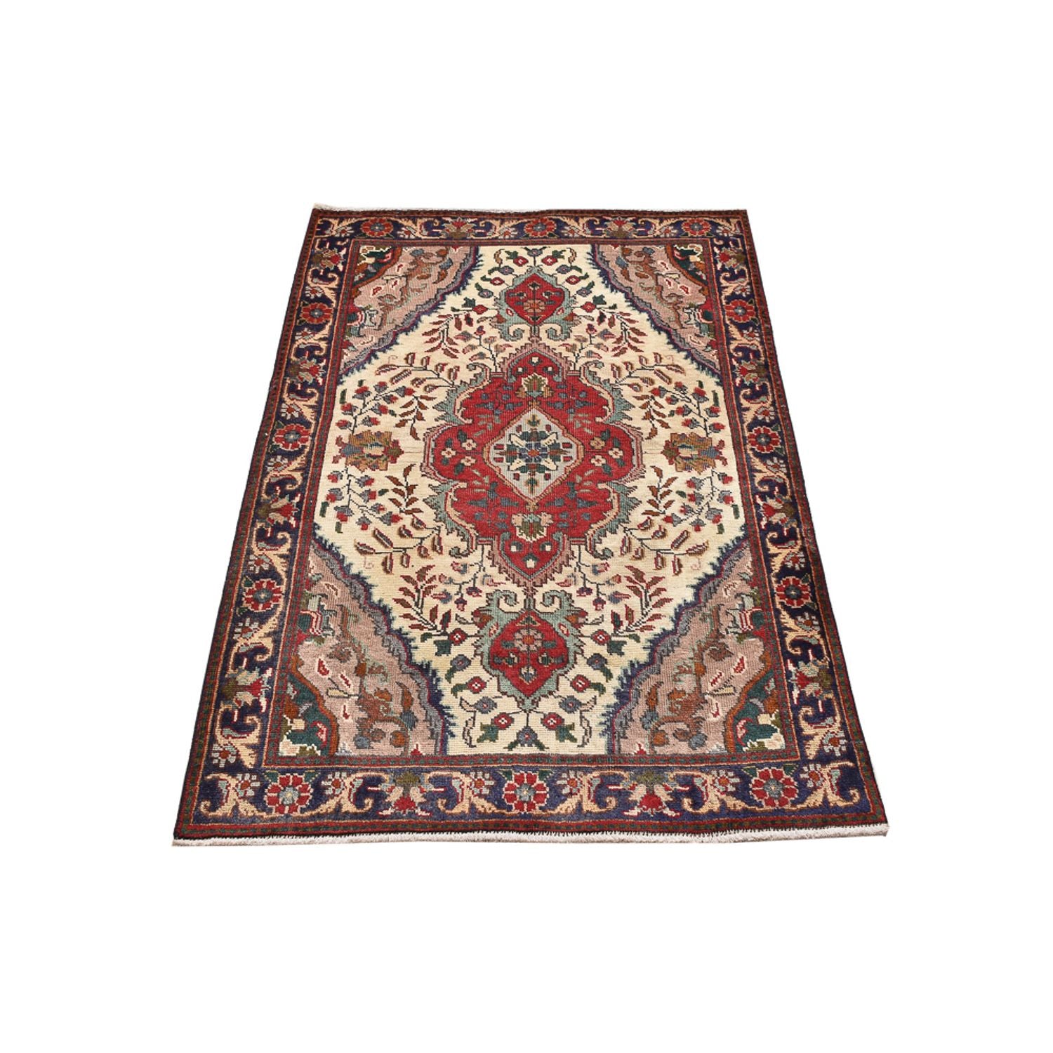 Tappeto Persero - Tabriz - 150 x 92 cm - multicolore