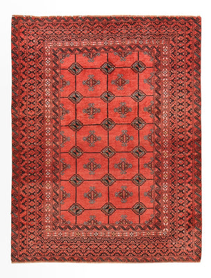 Tappeto Turkaman - 150 x 117 cm - rosso