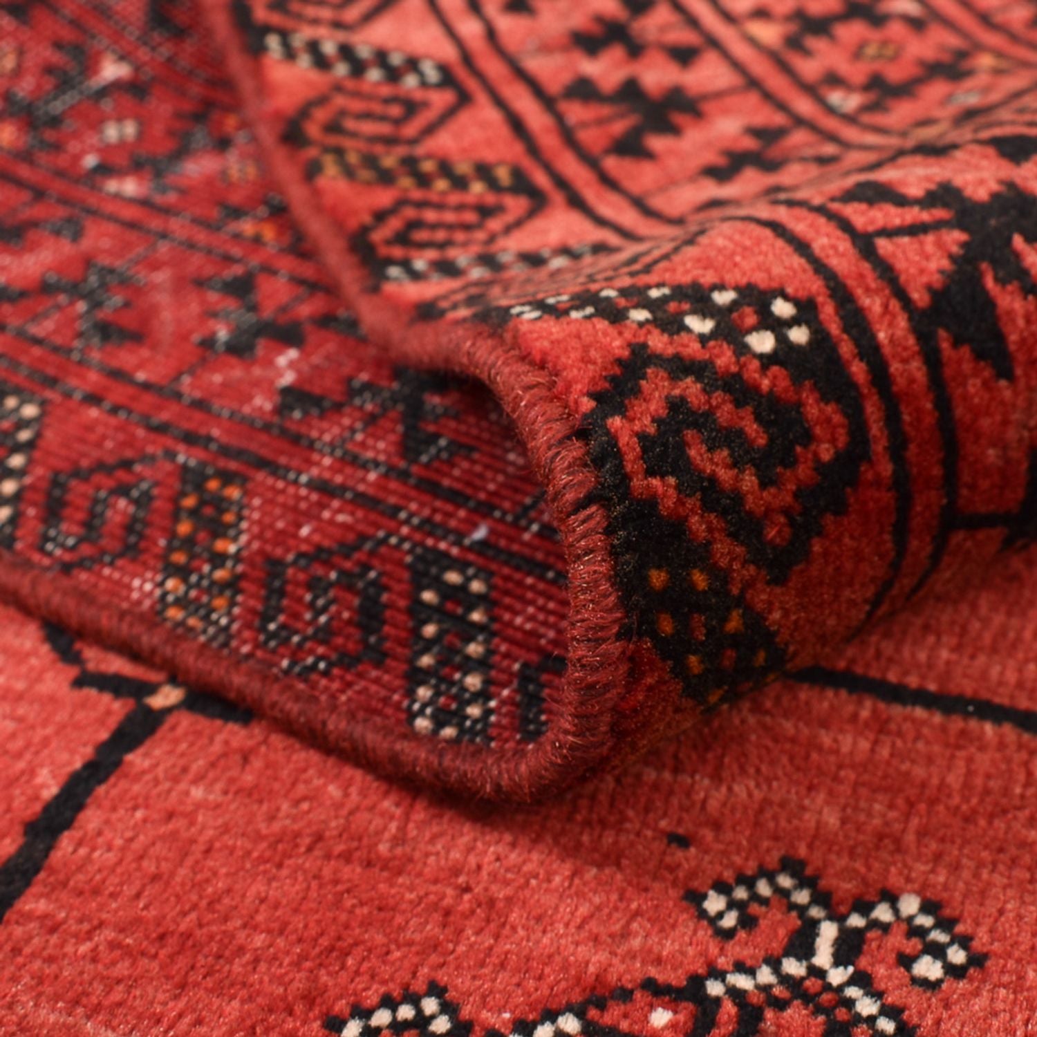 Tappeto Turkaman - 150 x 117 cm - rosso