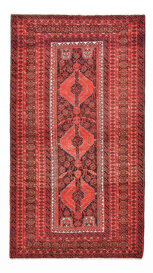 Tappeto corsia Tappeto Belutsch - 180 x 100 cm - rosso
